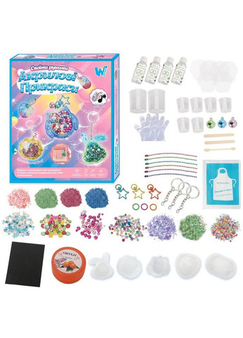 Акрилові прикраси 17947, клей, молди, прикраси, в коробці (6945717412590) WToys (318093210)