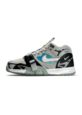 Сірі Осінні кросівки чоловічі nike No Brand Air Trainer 1 SP Grey White