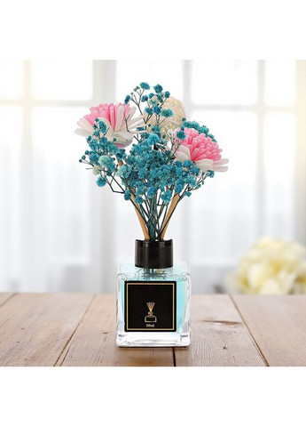 Аромадифузор Encounter парфум для дому з ротанговою кулькою та квіткою натуральний аромат Прозорий 160_1_0_1C No Brand (369489535)