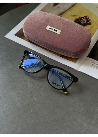 Очки Clear/Black SMU 01WV 1AB-101 No Brand (355342836)