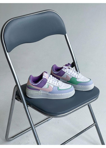 Цветные демисезонные кроссовки мужские nike air force 1 shadow multicolor 5 найк аир форс 1 премиум No Brand