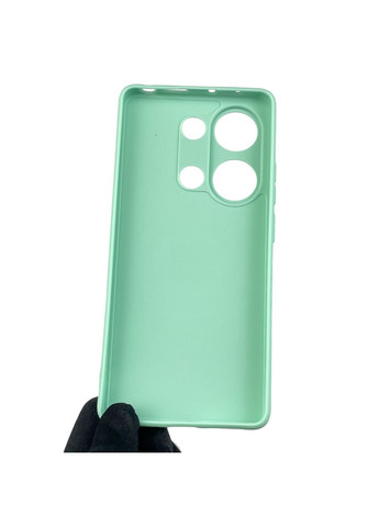 Чехол для Poco M6 Pro 4G с квадратными гранями с защитой камеры на сяоми поко м6 про 4г мятный Xiaomi (366022682)