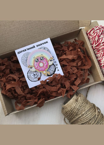 Значок з дерева "ангельський пончик" Cozy-Up (291162067)