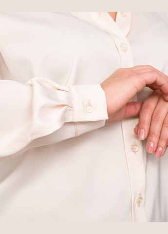 Светло-бежевая блуза 1597-6 Alenka Plus