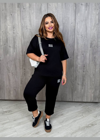 Костюм двонитка панье MIU MIU Бріджит та футболка No Brand (338071176)