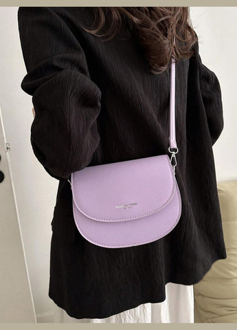 Женская сумка 6428 кросс-боди на ремешке через плечо фиолетовая No Brand (306709482)