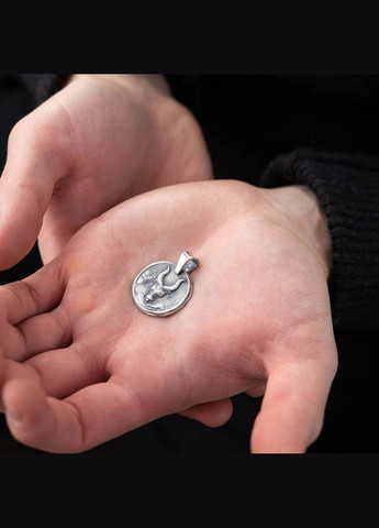 Серебряный кулон Знак зодиака Телец 133221 Oniks (298792557)