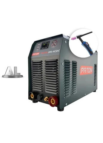 Сварочный инверторный аппарат Патон ProTIG-200 AC/DC (6.4 кВА, 200 А) ручная дуговая + горелка аргонодуговая ABITIG (26978) Патон (392148027)
