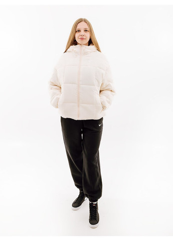 Бежева зимня жіноча куртка csc puffer бежевий Nike