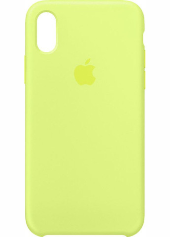 Чехол-накладка Silicone Case Apple iPhone X/XS Yellow Toto (301783589)