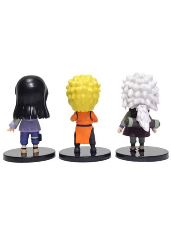 Набір Фігурок статуеток Чибі аніме Naruto Наруто Вікі 7см комплект 12штук No Brand (316073391)