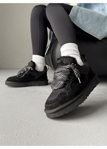 Кроссовки женские и мужские UGG Lowmel Sneaker Black | Уги Лоумелл черные No Brand чёрные демисезоны (372463775)