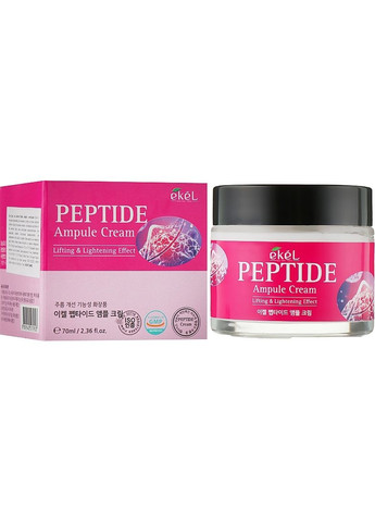 Ekel Ампульный крем для лица с пептидами Peptide Ampule Cream 70ml (2-1014080) — Крем, Южная Корея (373304252)
