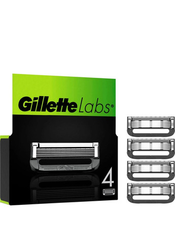 Змінні леза для гоління Labs 4 шт Gillette (317298878)