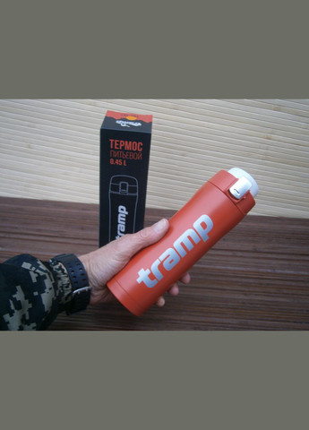 Термос питьевой (термос кружка) TRC-107-orange 0,45 л Tramp (302391655)