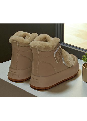 Бежевые зимние ботинки зимние для девочки арт., бежевый Tom.M