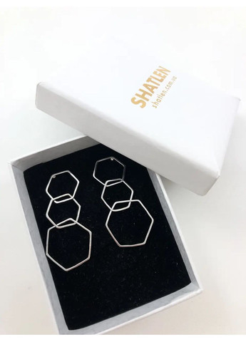 Срібні сережки EP1000 Shatlen Сережки (362947428)