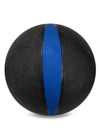 Медбол м'яч медичний Medicine Ball Синій-чорний (вага 9 кг) FI-5122-9 Zelart (367617637)