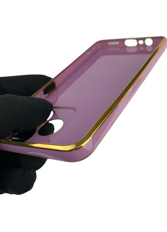 Чехол для C51 с защитой камеры с золотой окантовкой на реалми с51 черничный gs1 Realme (366233819)