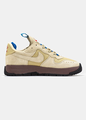 Бежеві Осінні кросівки чоловічі nike air force 1 wild beige | найк аір форс 1 ваілд бежеві No Brand