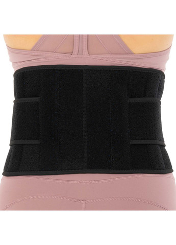 Пояс корсетний для спорту WAIST SUPPORT 9058 (неопрен, нейлон, р-р L, чорний) Mute (361437323)