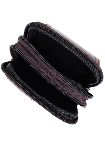 Сумка для мужчин на два отделения из натуральной кожи 22738 Коричневый Vintage (303877174)