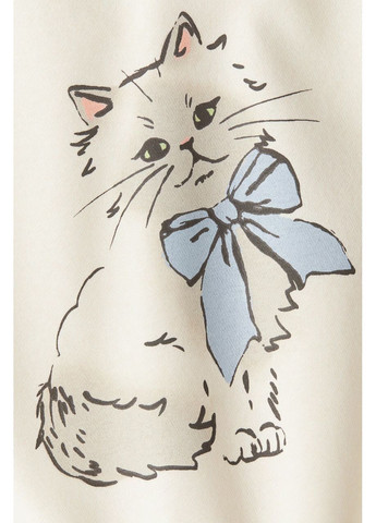 H&M тепла кофта з трикотажу на флісі ❄️ молочний святковий, спортивний, повсякденний, кежуал трикотаж, фліс