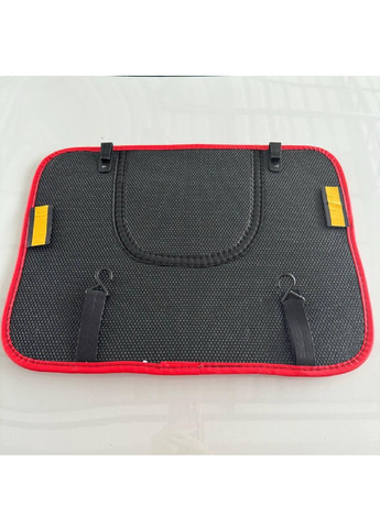 Захисна накладка органайзер на спинку переднього сидіння з кишенею в машину автомобіль екошкіра 47х36.5 см (477505-Prob) Червона Unbranded (297641400)