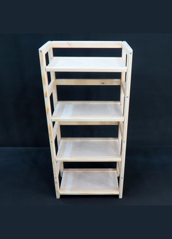 Етажерка розбірна з дерева Лестер 50х25х111 бланже (МЕБ-0020401) No Brand (327845754)