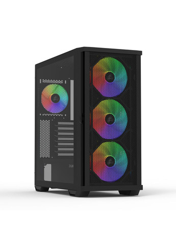 Корпус Z10 Plus, без БП, 2xUSB3.0, 1xUSB TypeC, 3x140mm ARGB fans, 1x120mm ARGB fans, TG Side Panel, EATX, Black Zalman (314781116)