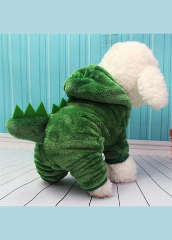 Костюм комбинезон для котов и кошек Pet Style "Дино" Зеленый XS No Brand - (323234562)