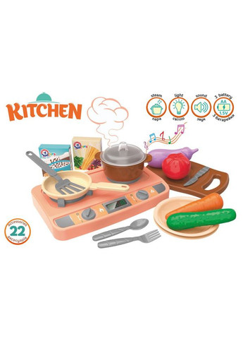 Іграшка Кухня з електронним модулем для дітей ігровий набір для маленьких кухарів ТехноК (371793183)