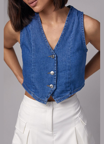 Женский джинсовый жилет в классическом стиле Liton (296469652)