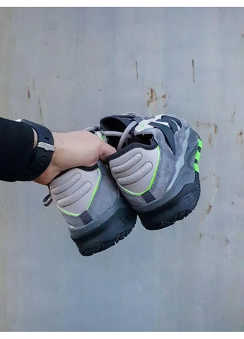 КРОСІВКИ ЖІНОЧІ ADIDAS NITEBALL GRAY BLACK LIME АДІДАС НАЙТБОЛ ЧОРНІ No Brand чорні демісезони (391955158)