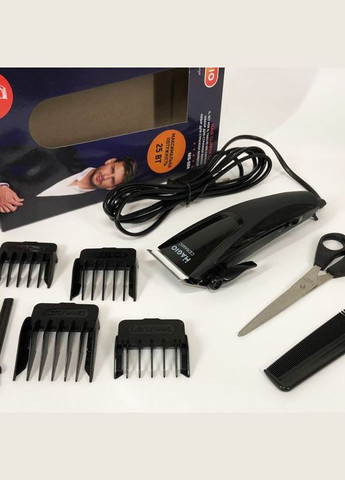 Машинка для стрижки МG-584 керамика, Окантовочная машинка, Электробритва с насадками для бороды Magio (364663818)