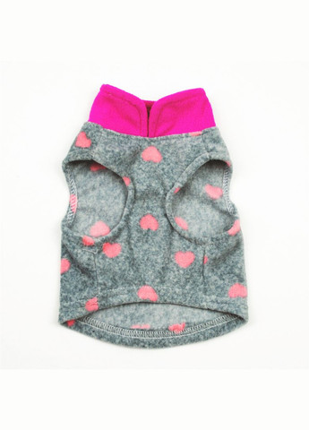 Жилетка для котов и кошек с кольцом Pet Style "Рисунок" Сердечки S No Brand - (323232709)