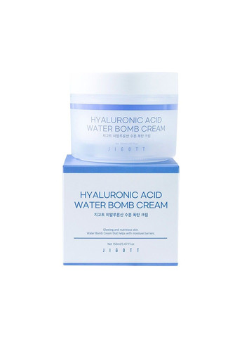 Зволожуючий крем для обличчя Гіалурон Hyaluronic Acid Water Bomb Cream 150 мл Jigott (289134750)
