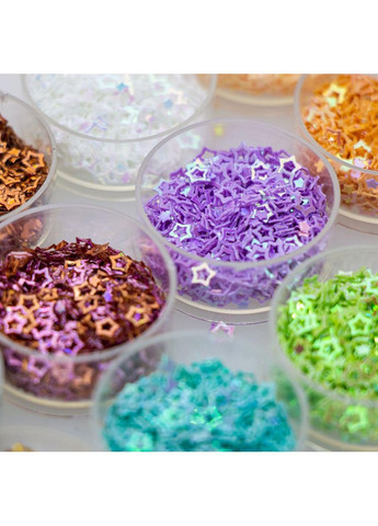 Набор декора для ногтей, Звезды, 12 цветов. Plus-plus (352743977)