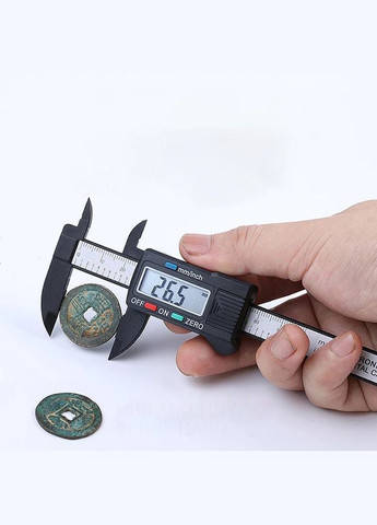 Штангенциркуль электронный (0150мм); 0,1мм с батарейкой No Brand (313859853)