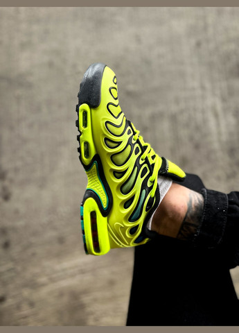 Желтые всесезонные кроссовки мужские nike air max tn plus lemon twist yellow | найк аир макс тн плюс жёлтые No Brand