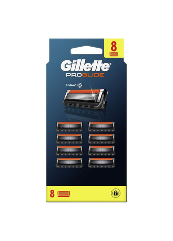 Змінні картриджі для гоління ProGlide 8 шт. Gillette 8700216066587 (332944411)