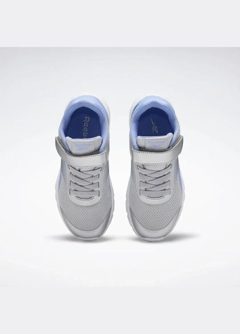 Сірі всесезон кросівки rush runner 2.0 silver metallic/cornflower blue/white р. 10.5/27/18.2 см Reebok