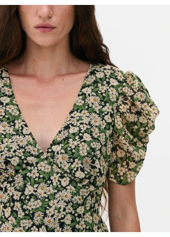 Топ лето,черный в узоры, Primark (394985233)