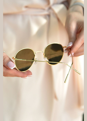 Очки женские золотистого цвета Let's Shop (299146976)