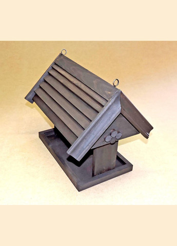 Годівниця садова для птахів Оляпка венге (КРМ-000512) No Brand (328605469)