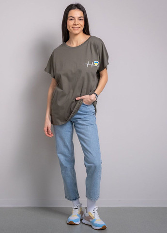 Хакі (оливкова) демісезон футболка жіноча 200080 Power