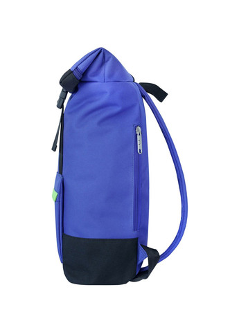 Рюкзак роллтоп Holder 37х53 см Черно-синий ('1065919121') Bagland (322463957)