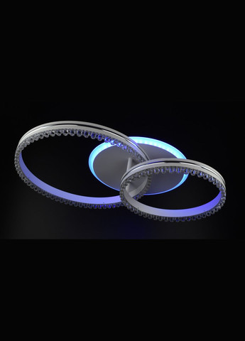 Люстра світлодіодна стельова LED світильник для квартири на стелю лед з пультом 26028 Білий 12х40х61 см. Sunnysky (364496456)