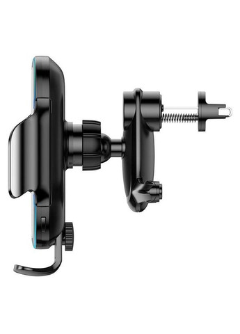 Автомобільний тримач з бездротовою зарядкою Wireless Charger Light Electric Car Mount (WXHW0301) Black Baseus (316720278)
