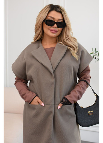 Светло-коричневый демисезонный кардиган Vione